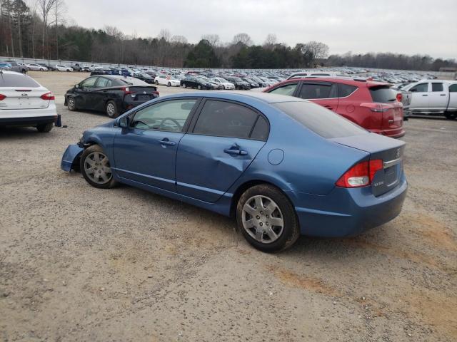 2HGFA1F5XBH533537 - 2011 HONDA CIVIC LX BLUE photo 2