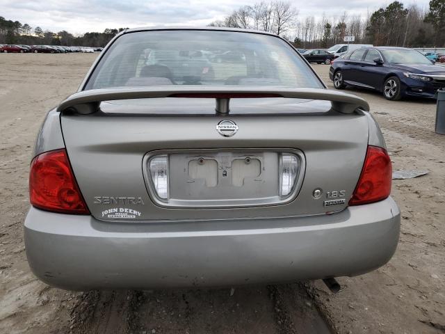 3N1CB51D66L645384 - 2006 NISSAN SENTRA 1.8 SILVER photo 6