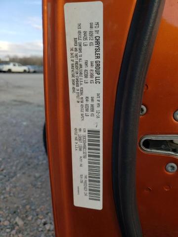 1B3CB3HA9BD132788 - 2011 DODGE CALIBER MAINSTREET ORANGE photo 12