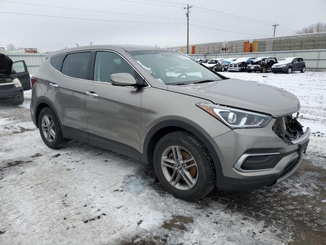 5XYZTDLB0JG564729 - 2018 HYUNDAI SANTA FE S GRAY photo 4