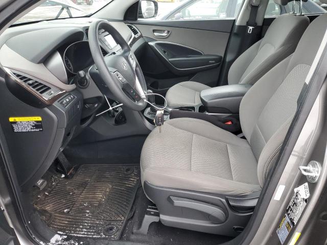 5XYZTDLB0JG564729 - 2018 HYUNDAI SANTA FE S GRAY photo 7