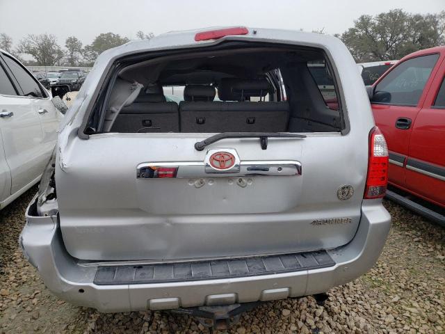 JTEZU14R078066369 - 2007 TOYOTA 4RUNNER SR5 SILVER photo 6