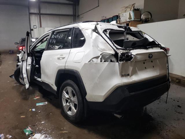 JTMLWRFV9KD008435 - 2019 TOYOTA RAV4 LE WHITE photo 2