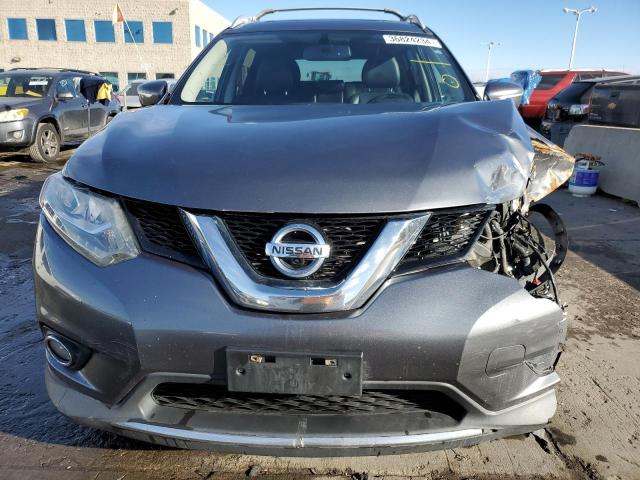 5N1AT2MV6FC761650 - 2015 NISSAN ROGUE S GRAY photo 5