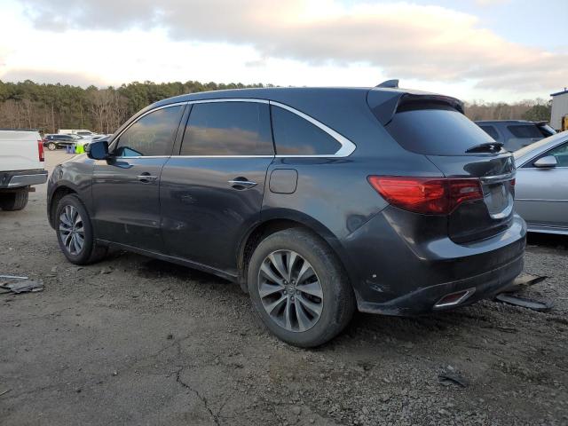 5FRYD3H45EB008019 - 2014 ACURA MDX TECHNOLOGY GRAY photo 2