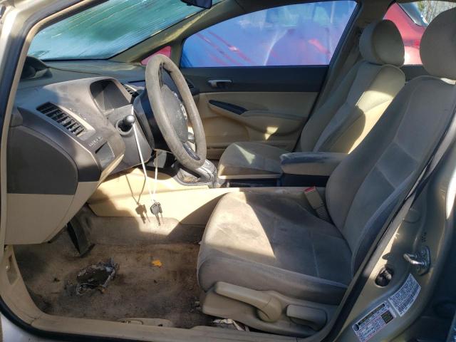 1HGFA16547L014977 - 2007 HONDA CIVIC LX GOLD photo 7