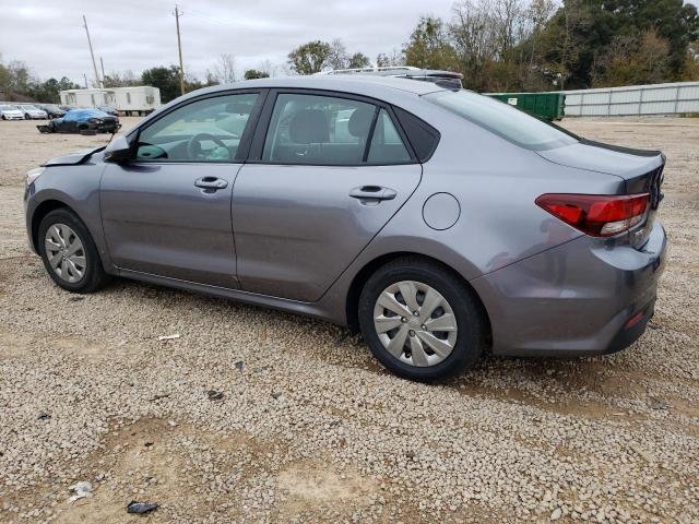 3KPA24AD5LE284941 - 2020 KIA RIO LX GRAY photo 2