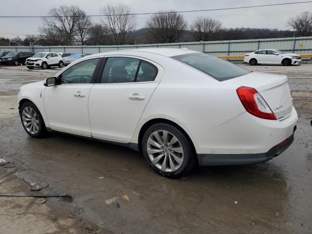 1LNHL9DK5DG605554 - 2013 LINCOLN MKS WHITE photo 2