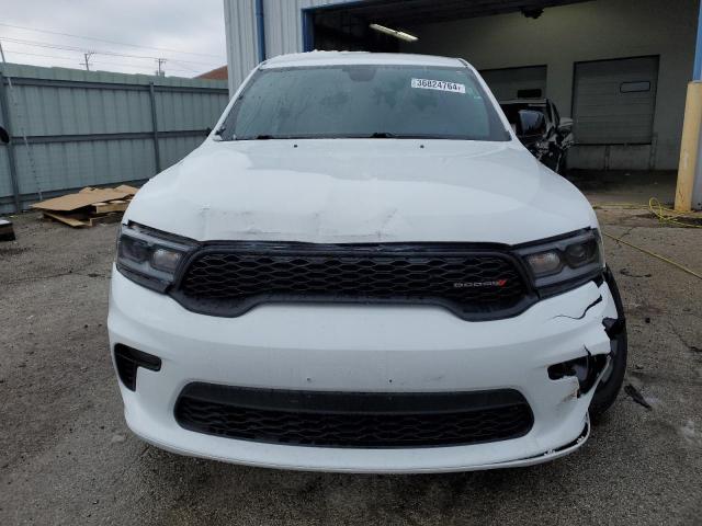 1C4RDJDG0MC576152 - 2021 DODGE DURANGO GT WHITE photo 5