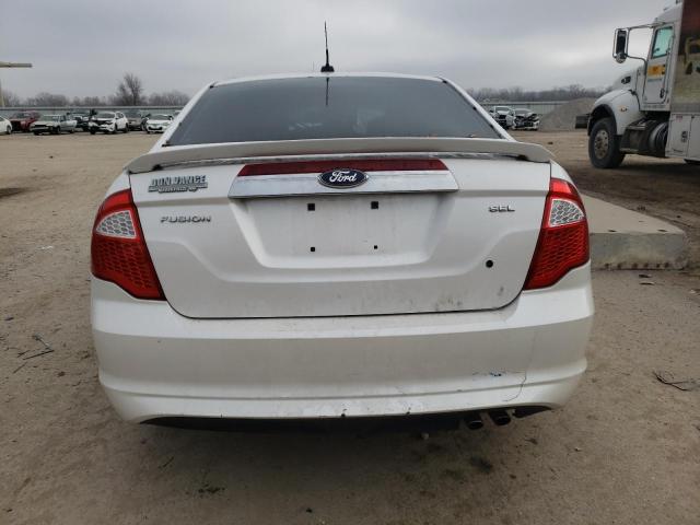 3FAHP0JA0BR196679 - 2011 FORD FUSION SEL WHITE photo 6