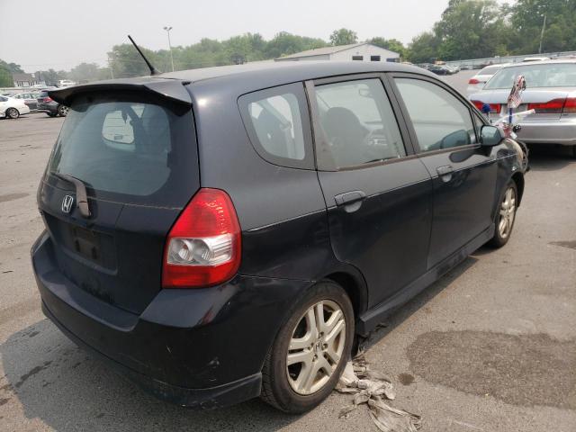 JHMGD38647S054654 - 2007 HONDA FIT S 黑色 照片 3