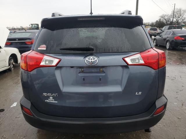 2T3ZFREV6DW006028 - 2013 TOYOTA RAV4 LE BLUE photo 6