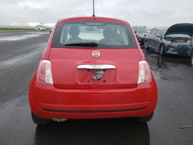 3C3CFFAR5CT125261 - 2012 FIAT 500 POP RED photo 6