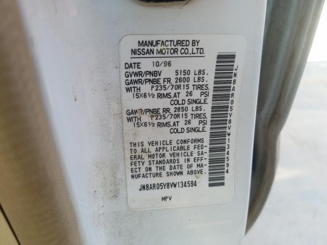JN8AR05Y8VW134594 - 1997 NISSAN PATHFINDER LE  foto 10