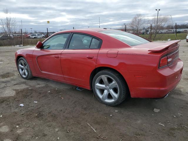 2C3CDXCT8CH107012 - 2012 DODGE CHARGER R/T RED photo 2