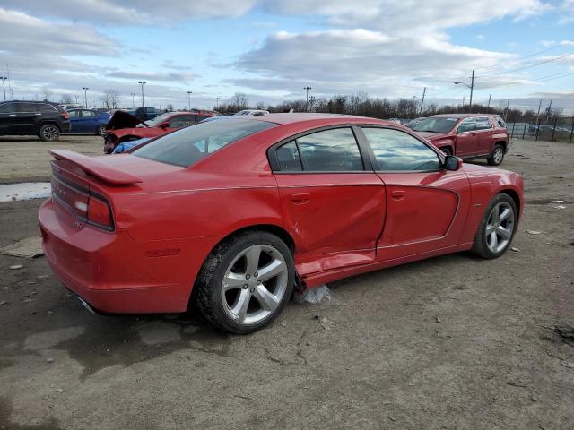 2C3CDXCT8CH107012 - 2012 DODGE CHARGER R/T RED photo 3