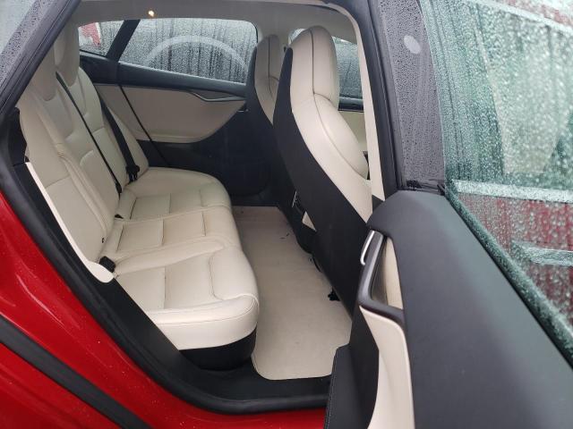 5YJSA1E21JF291519 - 2018 TESLA MODEL S წითელი ფოტო 10