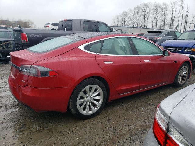 5YJSA1E21JF291519 - 2018 TESLA MODEL S წითელი ფოტო 3