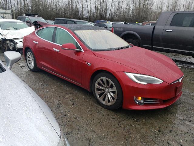 5YJSA1E21JF291519 - 2018 TESLA MODEL S წითელი ფოტო 4