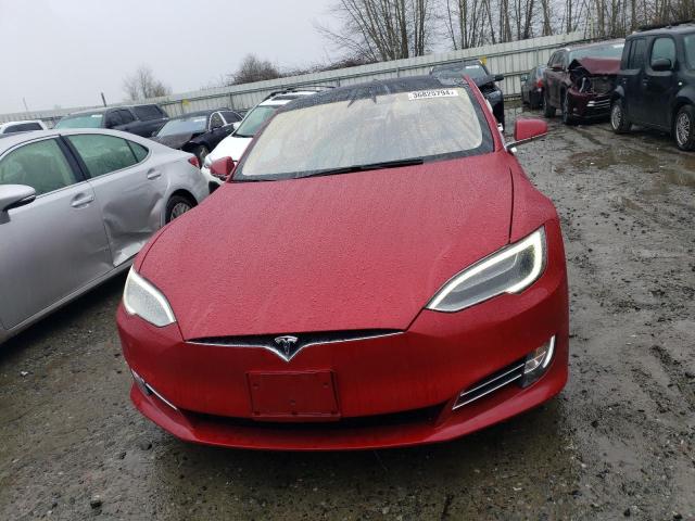 5YJSA1E21JF291519 - 2018 TESLA MODEL S წითელი ფოტო 5