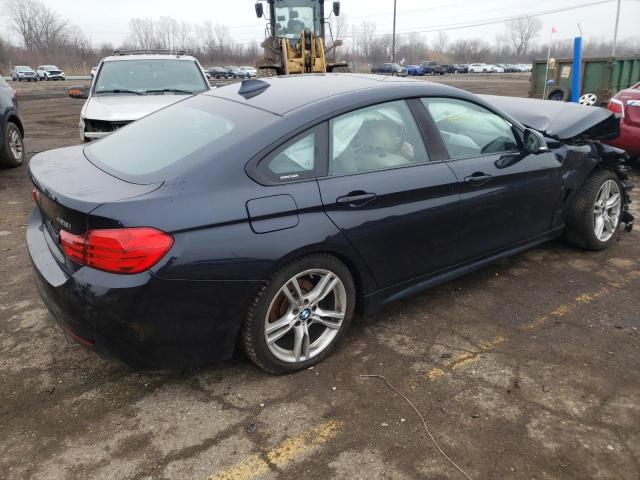 WBA4A7C56FD413599 - 2015 BMW 428 XI GRAN COUPE BLACK photo 3