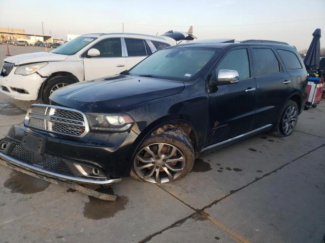 1C4RDJEG3HC667047 - 2017 DODGE DURANGO CITADEL BLACK photo 1