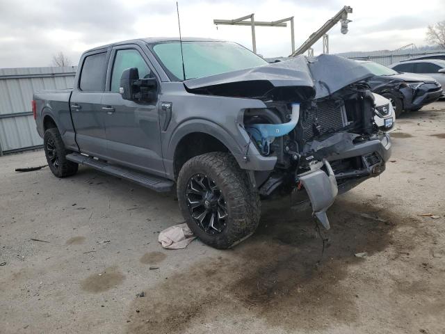 1FTFW1E81NFB23906 - 2022 FORD F150 SUPERCREW GRAY photo 4