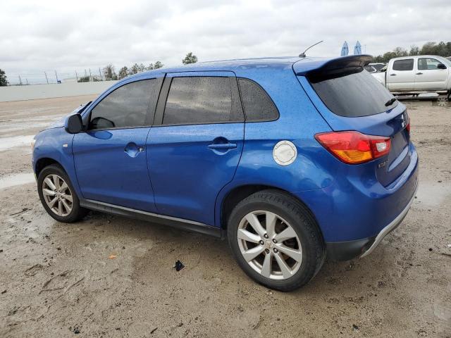 4A4AP3AU0FE032180 - 2015 MITSUBISHI OUTLANDER ES BLUE photo 2