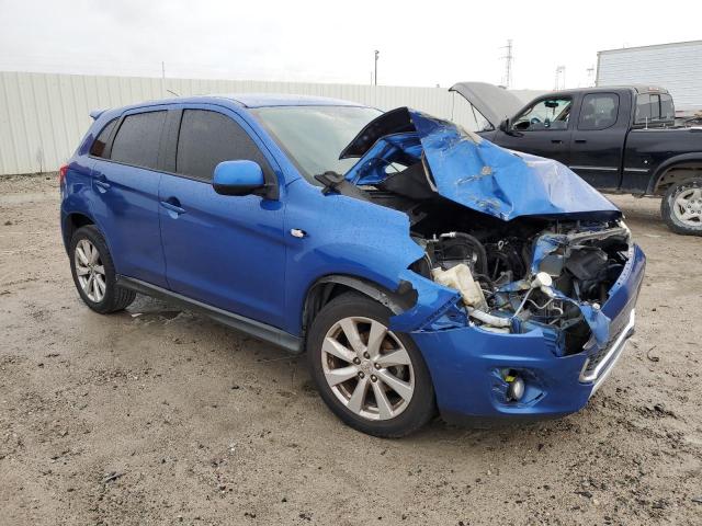 4A4AP3AU0FE032180 - 2015 MITSUBISHI OUTLANDER ES BLUE photo 4