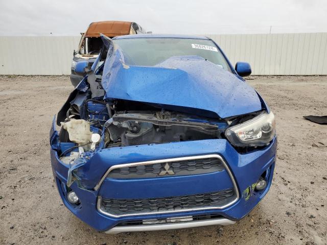 4A4AP3AU0FE032180 - 2015 MITSUBISHI OUTLANDER ES BLUE photo 5