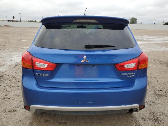 4A4AP3AU0FE032180 - 2015 MITSUBISHI OUTLANDER ES BLUE photo 6