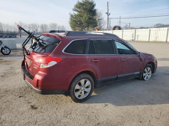 4S4BRBKC8B3401438 - 2011 SUBARU OUTBACK 2.5I LIMITED MAROON photo 3