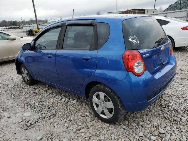 KL1TD6DE2BB137417 - 2011 CHEVROLET AVEO LS BLUE photo 2