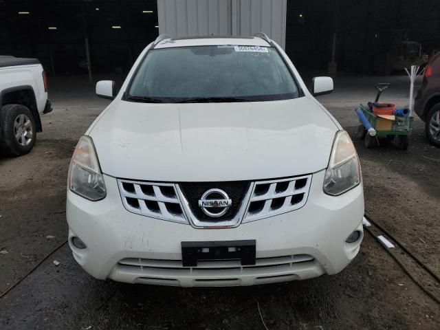 JN8AS5MT7DW008183 - 2013 NISSAN ROGUE S WHITE photo 5