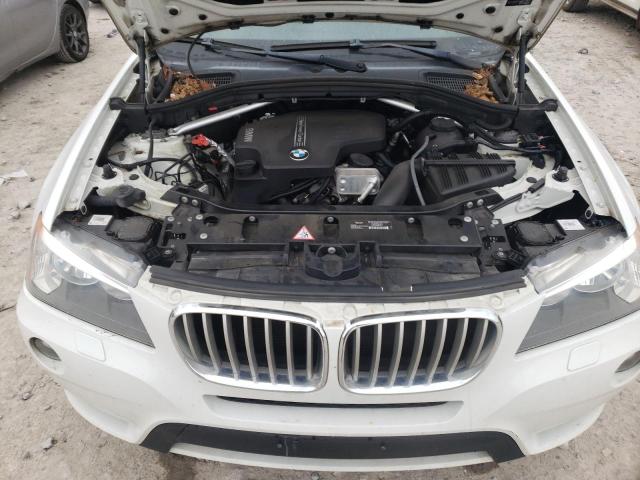 5UXWX9C55E0D13569 - 2014 BMW X3 XDRIVE28I WHITE photo 11