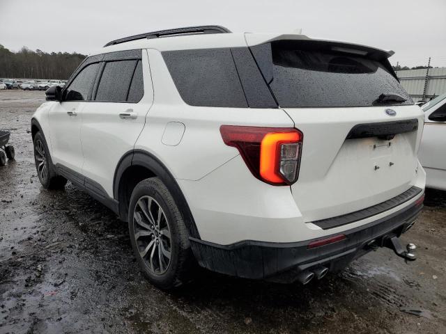 1FM5K8GC8LGA04268 - 2020 FORD EXPLORER ST WHITE photo 2