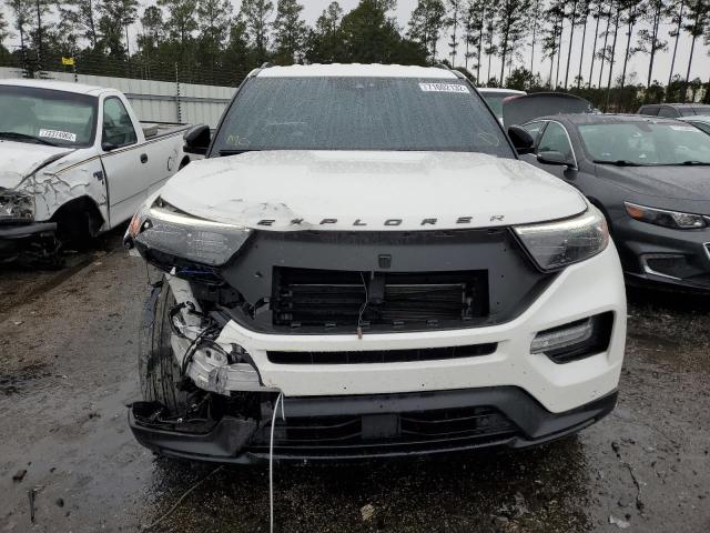 1FM5K8GC8LGA04268 - 2020 FORD EXPLORER ST WHITE photo 5