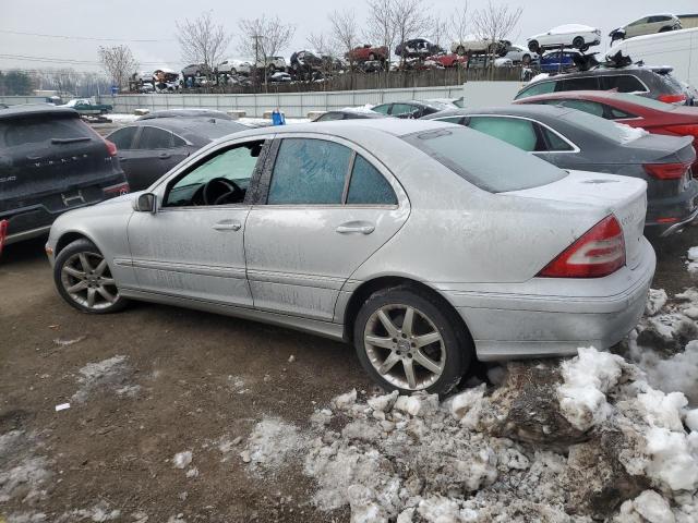 WDBRF92HX7F903520 - 2007 MERCEDES-BENZ C 280 4MATIC SILVER photo 2