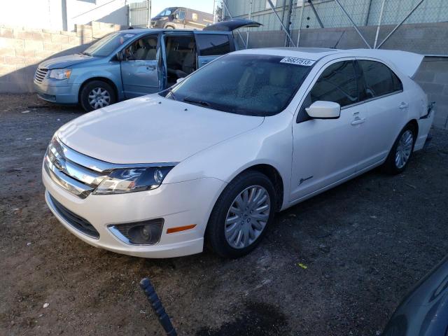 3FADP0L36CR444867 - 2012 FORD FUSION HYBRID WHITE photo 1