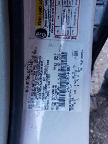 3FADP0L36CR444867 - 2012 FORD FUSION HYBRID WHITE photo 12