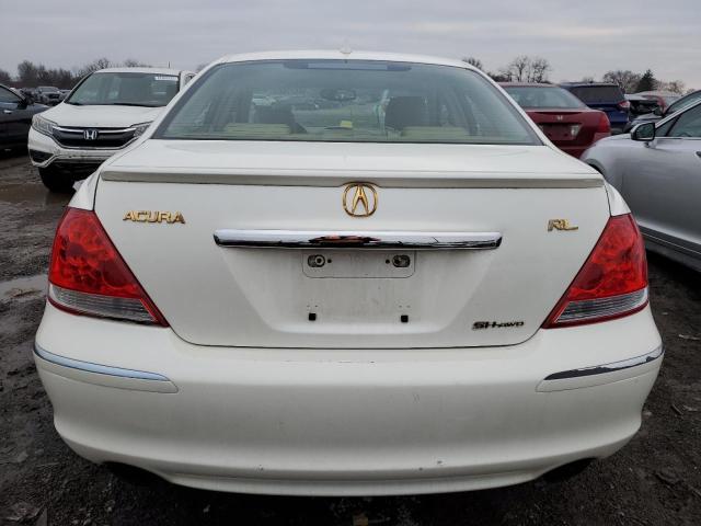 JH4KB16555C012998 - 2005 ACURA RL WHITE photo 6