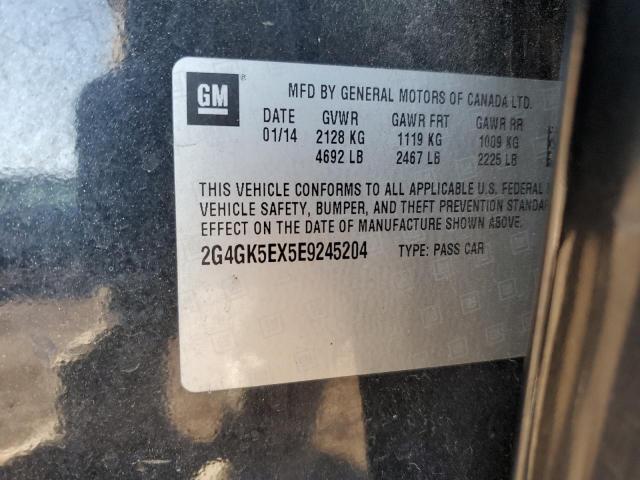 2G4GK5EX5E9245204 - 2014 BUICK REGAL 黑色 照片 12