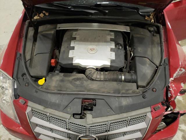 1G6DG577X80165002 - 2008 CADILLAC CTS BURGUNDY photo 11