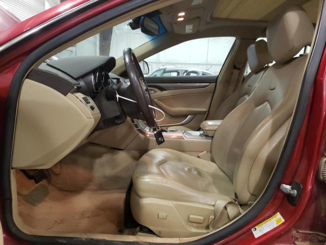 1G6DG577X80165002 - 2008 CADILLAC CTS BURGUNDY photo 7