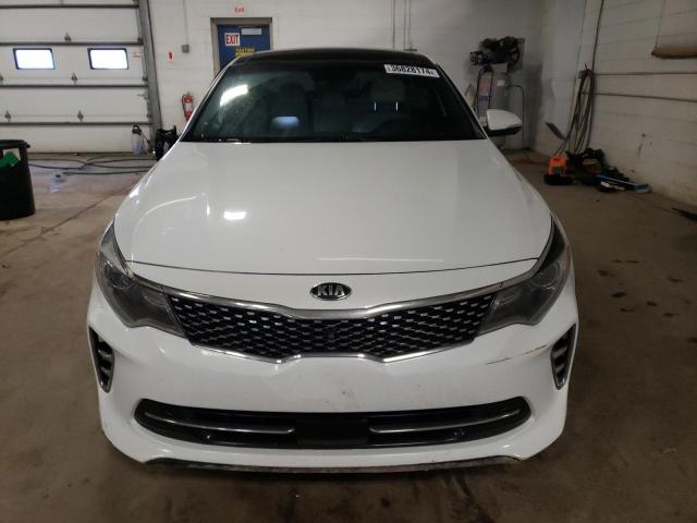 5XXGV4L28GG111067 - 2016 KIA OPTIMA SXL WHITE photo 5