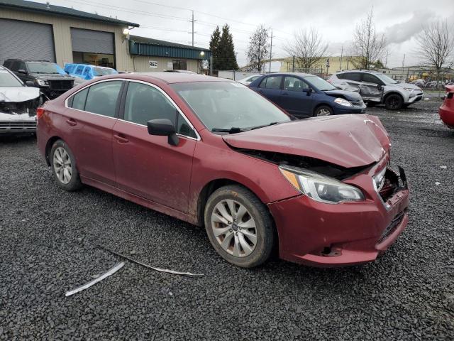 4S3BNAC66G3048935 - 2016 SUBARU LEGACY 2.5I PREMIUM RED photo 4