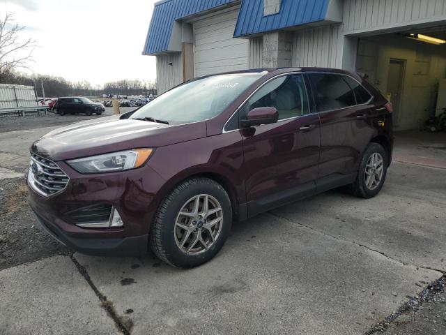 2FMPK4J98MBA00759 - 2021 FORD EDGE SEL BURGUNDY photo 1