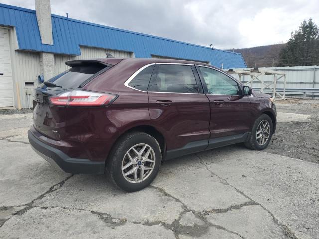 2FMPK4J98MBA00759 - 2021 FORD EDGE SEL BURGUNDY photo 3