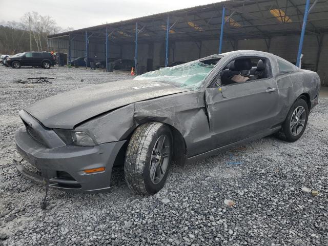 1ZVBP8AM0E5266985 - 2014 FORD MUSTANG GRAY photo 1