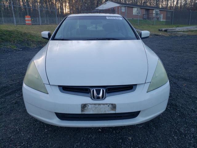 1HGCM56663A076347 - 2003 HONDA ACCORD EX WHITE photo 5